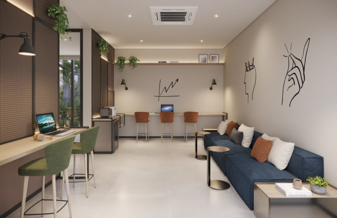 Imagem Studio com 1 Quarto à Venda, 25 m² em Vila Clementino - São Paulo