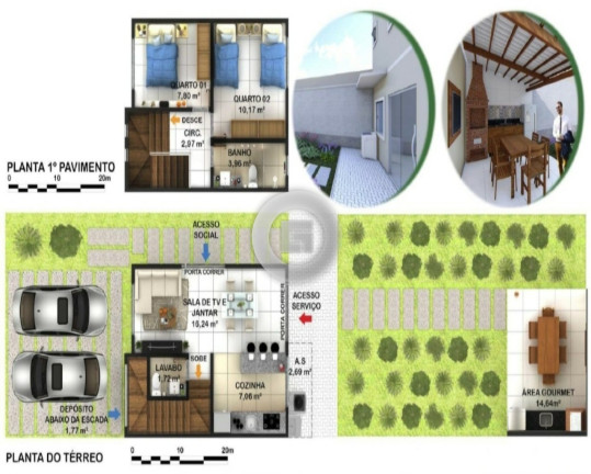 Imagem Casa com 2 Quartos à Venda, 125 m² em Novo Jaraguá - Montes Claros