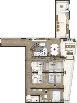 Imagem Apartamento com 3 Quartos à Venda, 139 m² em Canto Do Forte - Praia Grande Imagem Apartamento com 3 Quartos à Venda, 139 m² em Canto Do Forte - Praia Grande