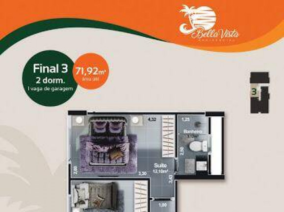Imagem Apartamento com 2 Quartos à Venda, 71 m² em Centro - Itanhaém
