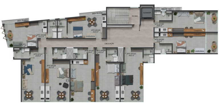 Imagem Imóvel com 1 Quarto à Venda, 29 m² em Praia Formosa - Cabedelo