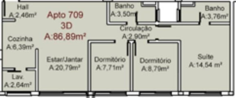Imagem Apartamento com 3 Quartos à Venda, 87 m² em Santa Tereza - Porto Alegre