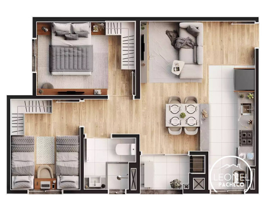 Imagem Apartamento com 2 Quartos à Venda, 51 m² em Glória - Joinville Imagem Apartamento com 2 Quartos à Venda, 51 m² em Glória - Joinville