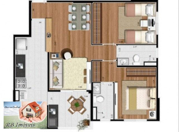 Imagem Apartamento com 2 Quartos à Venda, 69 m² em Osvaldo Cruz - São Caetano Do Sul Imagem Apartamento com 2 Quartos à Venda, 69 m² em Osvaldo Cruz - São Caetano Do Sul