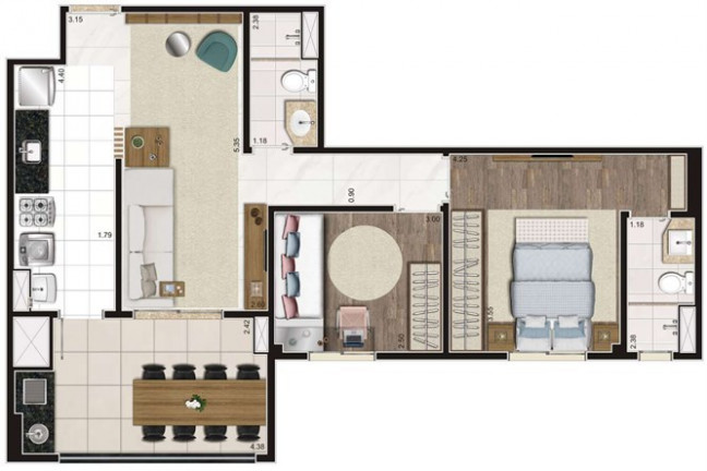 Imagem Apartamento com 4 Quartos à Venda, 204 m² em Taquaral - Campinas Imagem Apartamento com 4 Quartos à Venda, 204 m² em Taquaral - Campinas