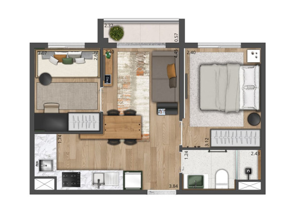 Imagem Apartamento com 1 Quarto à Venda, 27 m² em Moema - São Paulo