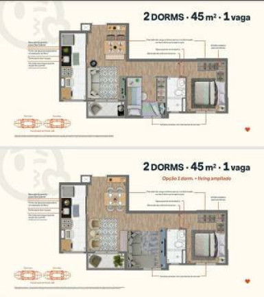 Imagem Apartamento com 2 Quartos à Venda, 45 m² em Vila Andrade - São Paulo Imagem Apartamento com 2 Quartos à Venda, 45 m² em Vila Andrade - São Paulo