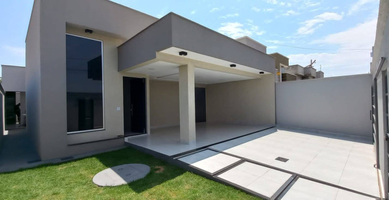 Imagem Casa com 3 Quartos à Venda, 132 m² em Residencial Santa Fé - Goiânia