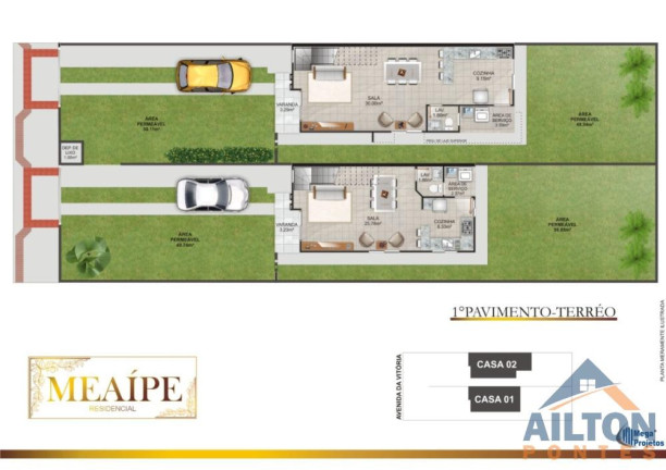 Imagem Casa com 2 Quartos à Venda, 80 m² em Santa Mônica - Guarapari Imagem Casa com 2 Quartos à Venda, 80 m² em Santa Mônica - Guarapari