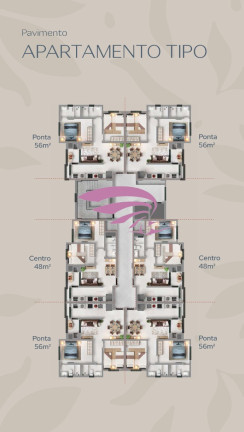 Imagem Imóvel com 2 Quartos à Venda, 49 m² em Bairro Alto - Curitiba