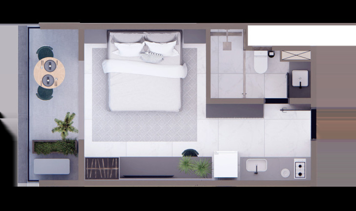 Imagem Imóvel com 1 Quarto à Venda, 51 m² em Manaíra - João Pessoa