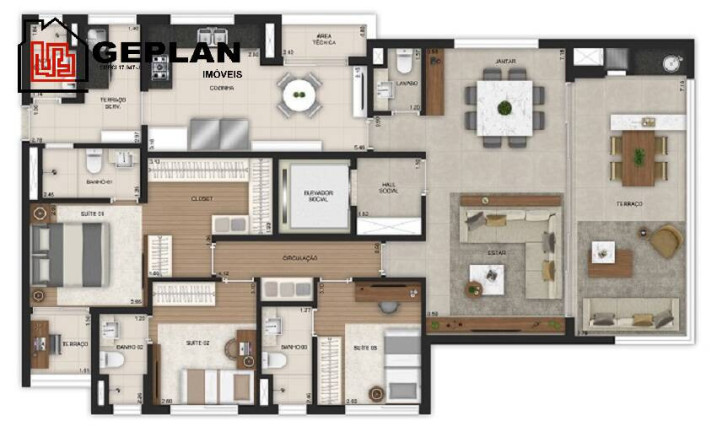 Imagem Apartamento com 3 Quartos à Venda, 141 m² em Brooklin - São Paulo Imagem Apartamento com 3 Quartos à Venda, 141 m² em Brooklin - São Paulo