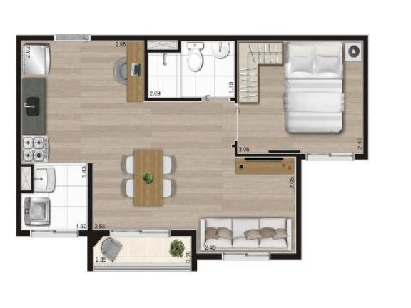 Imagem Apartamento com 2 Quartos à Venda, 38 m² em Vila Nina - São Paulo Imagem Apartamento com 2 Quartos à Venda, 38 m² em Vila Nina - São Paulo