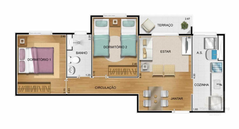 Imagem Apartamento com 2 Quartos à Venda, 49 m² em Parque Dom Pedro Ii - Campinas