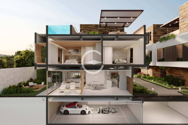 Imagem Casa com 4 Quartos à Venda, 374 m² em Brooklin Novo - São Paulo Imagem Casa com 4 Quartos à Venda, 374 m² em Brooklin Novo - São Paulo