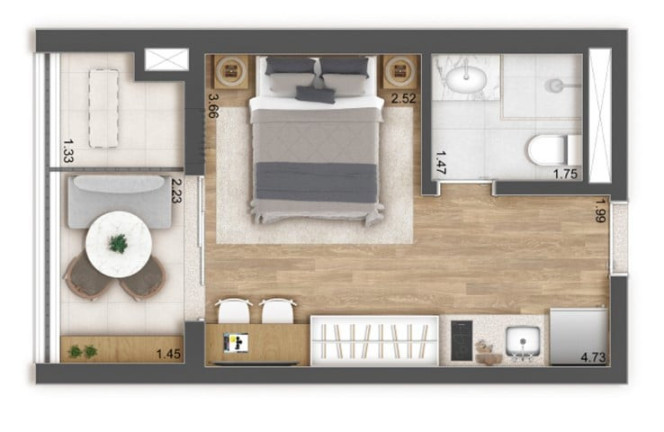 Apartamento com 1 Quarto à Venda, 27 m² em Tucuruvi - São Paulo
