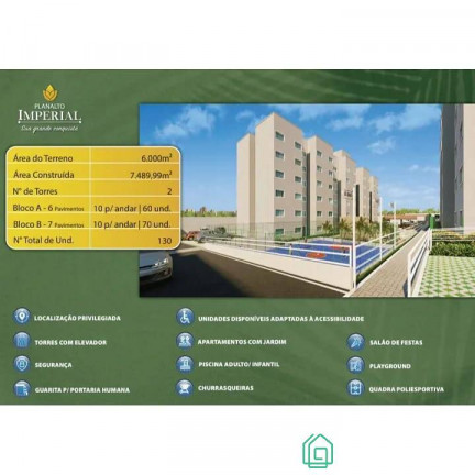 Imagem Apartamento com 2 Quartos à Venda,  em Planalto - Natal