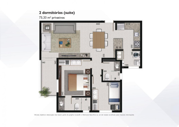 Imagem Apartamento com 2 Quartos à Venda, 73 m² em Cristo Rei - Curitiba