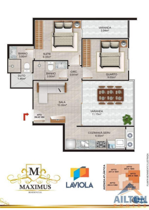 Imagem Apartamento com 2 Quartos à Venda, 69 m² em Praia Do Morro - Guarapari