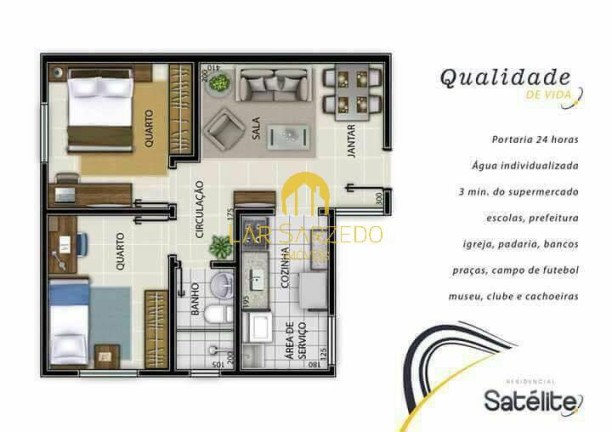 Imagem Apartamento com 2 Quartos à Venda, em Vila Satélite - Sarzedo Imagem Apartamento com 2 Quartos à Venda, em Vila Satélite - Sarzedo