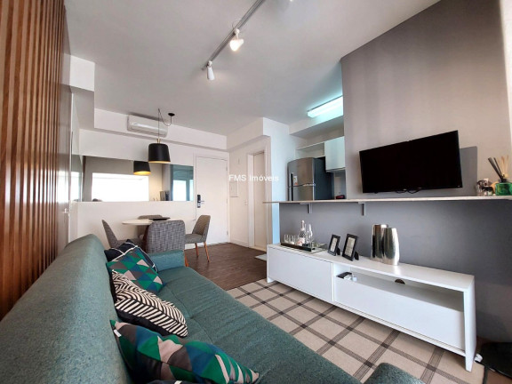 Imóvel com 1 Quarto para Alugar, 54 m² em Vila Olimpia - São Paulo