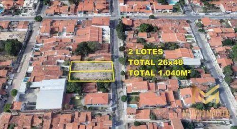 Terreno à Venda, 1.040 m² em Sapiranga - Fortaleza