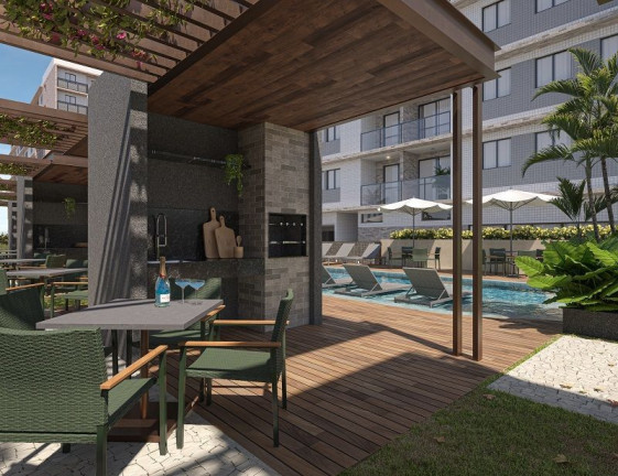 Imagem Apartamento com 2 Quartos à Venda, 57 m² em Ponta De Campina - Cabedelo