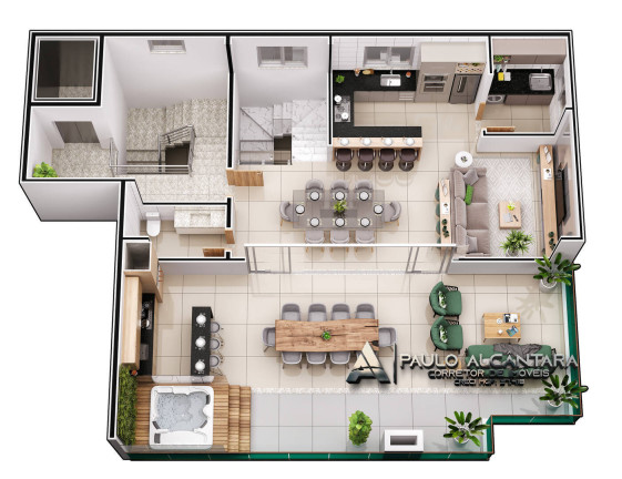 Imagem Apartamento com 3 Quartos à Venda, 108 m² em Bom Retiro - Ipatinga