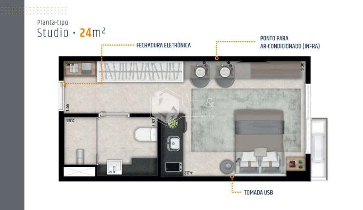 Imagem Imóvel com 1 Quarto à Venda, 24 m² em Vila Olímpia - São Paulo Imagem Imóvel com 1 Quarto à Venda, 24 m² em Vila Olímpia - São Paulo