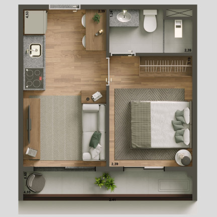 Imagem Imóvel com 1 Quarto à Venda, 28 m² em Pinheiros - São Paulo Imagem Imóvel com 1 Quarto à Venda, 28 m² em Pinheiros - São Paulo
