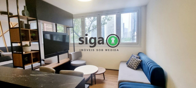 Imagem Apartamento com 1 Quarto para Alugar, 38 m² em Brooklin - São Paulo Imagem Apartamento com 1 Quarto para Alugar, 38 m² em Brooklin - São Paulo