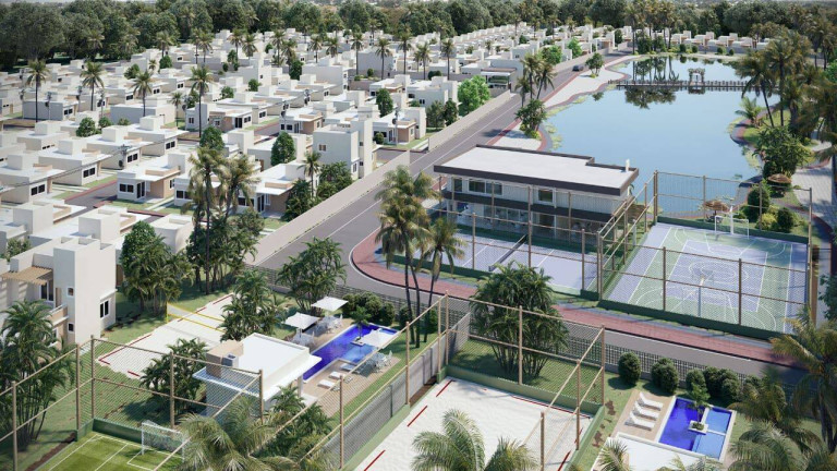 Imagem Casa de Condomínio com 3 Quartos à Venda, 211 m² em Busca Vida (abrantes) - Camaçari