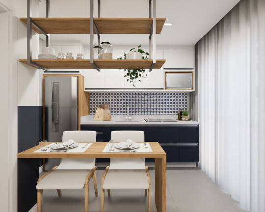 Imagem Imóvel com 1 Quarto à Venda, 29 m² em Mercês - Curitiba