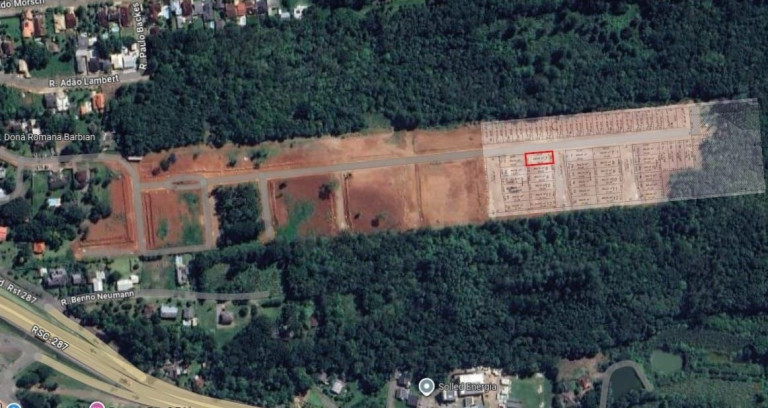 Terreno à Venda, 465 m² em Linha Santa Cruz - Santa Cruz Do Sul