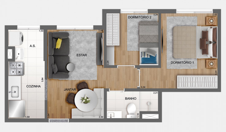 Imagem Studio com 1 Quarto à Venda, 26 m² em Brás - São Paulo