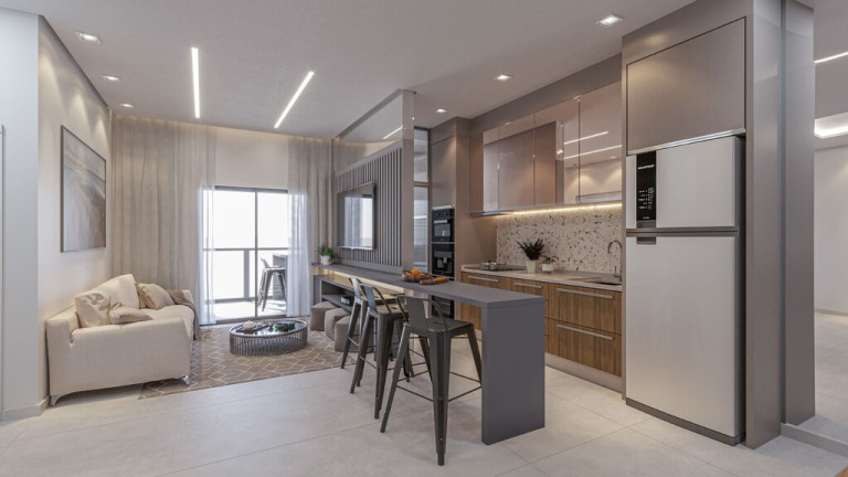 Imagem Apartamento com 2 Quartos à Venda, 74 m² em Praia Brava De Itajaí - Itajaí