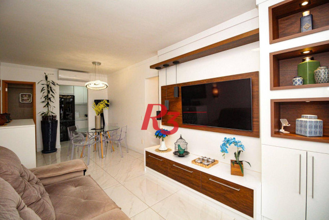 Imagem Apartamento com 2 Quartos à Venda, 83 m² em Gonzaga - Santos