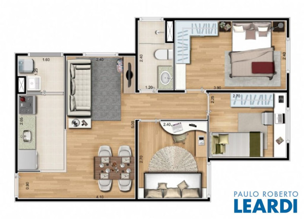 Imagem Apartamento com 3 Quartos à Venda, 53 m² em Paulicéia - São Bernardo Do Campo