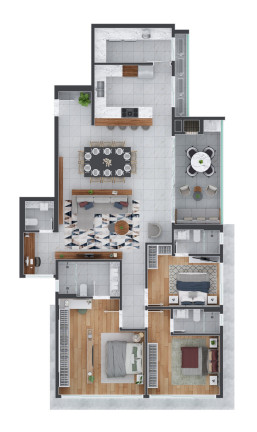 Imagem Apartamento com 3 Quartos à Venda, 256 m² em Hugo Lange - Curitiba