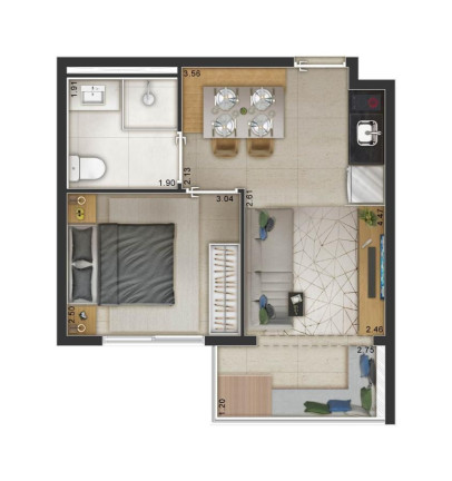 Imagem Imóvel com 1 Quarto à Venda, 32 m² em Alto Da Boa Vista - São Paulo Imagem Imóvel com 1 Quarto à Venda, 32 m² em Alto Da Boa Vista - São Paulo
