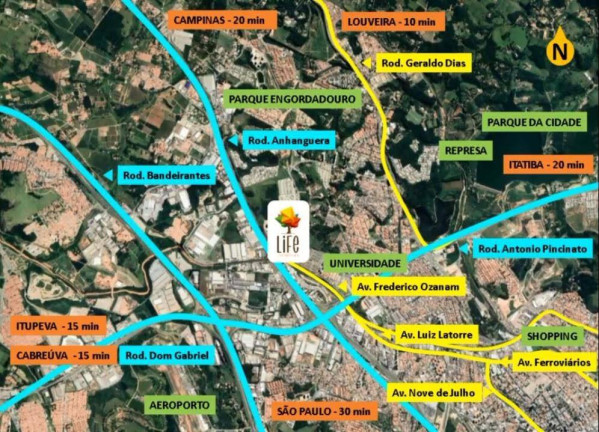 Imagem Apartamento com 3 Quartos à Venda, 78 m² em Engordadouro - Jundiaí Imagem Apartamento com 3 Quartos à Venda, 78 m² em Engordadouro - Jundiaí