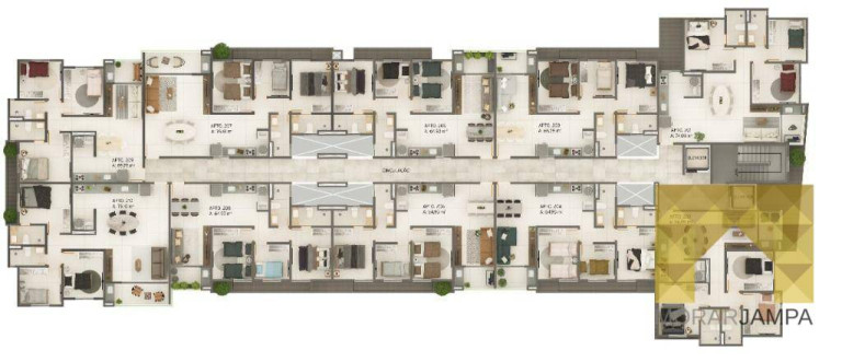 Imagem Apartamento com 2 Quartos à Venda, 63 m² em Bessa - João Pessoa Imagem Apartamento com 2 Quartos à Venda, 63 m² em Bessa - João Pessoa