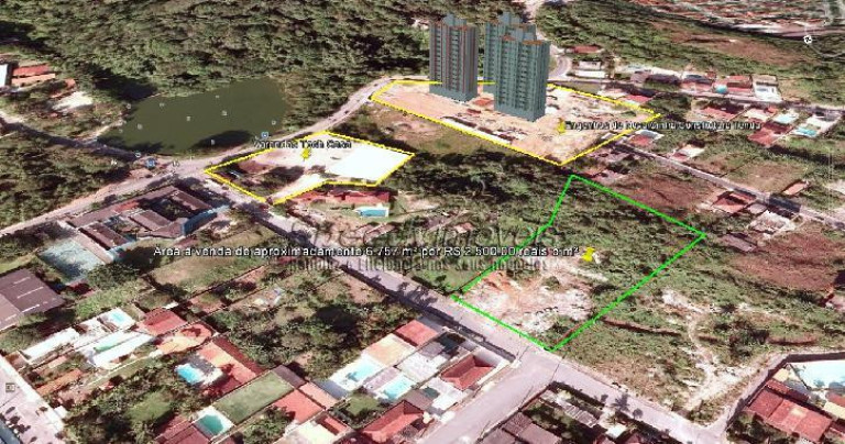 Imagem Terreno à Venda, 6.757 m² em Morro Nova Cintra - Santos Imagem Terreno à Venda, 6.757 m² em Morro Nova Cintra - Santos