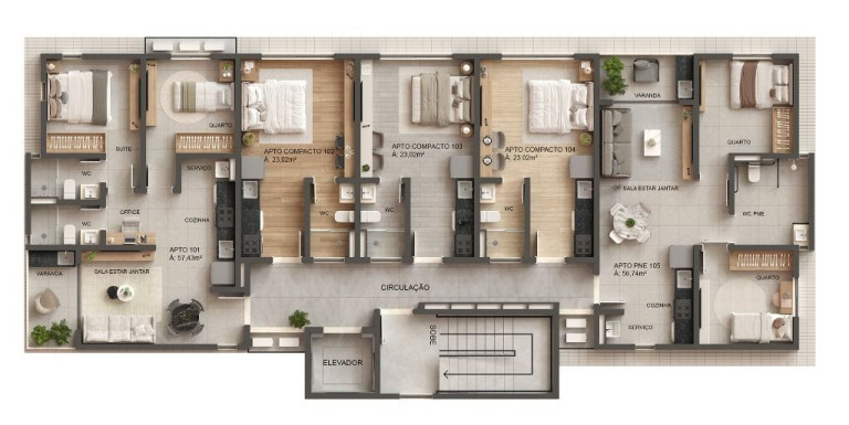 Imagem Imóvel com 2 Quartos à Venda, 97 m² em Intermares - Cabedelo