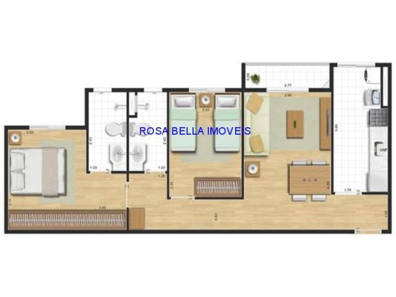Imagem Apartamento com 2 Quartos à Venda, 59 m² em Jardim Bonfiglioli - Jundiaí Imagem Apartamento com 2 Quartos à Venda, 59 m² em Jardim Bonfiglioli - Jundiaí