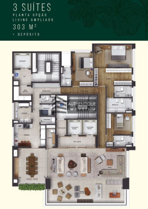 Imagem Apartamento com 4 Quartos à Venda, 303 m² em Itaim Bibi - São Paulo