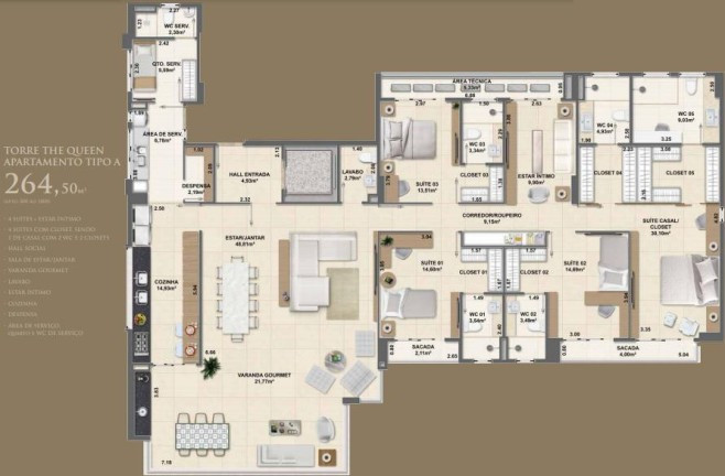 Imagem Apartamento com 4 Quartos à Venda,  em Jóquei - Teresina