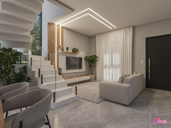 Casa de Condomínio com 3 Quartos à Venda, 117 m² em Vargem Pequena - Florianópolis