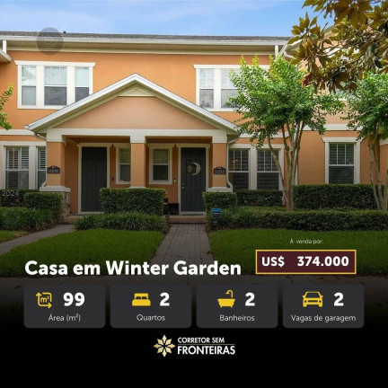 Casa com 2 Quartos à Venda,  em Winter Garden
