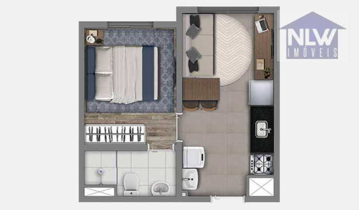 Imagem Apartamento com 1 Quarto à Venda, 24 m² em Mooca - São Paulo